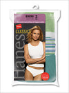 Hanes Women's Classics Cotton Bikini 3-Pack