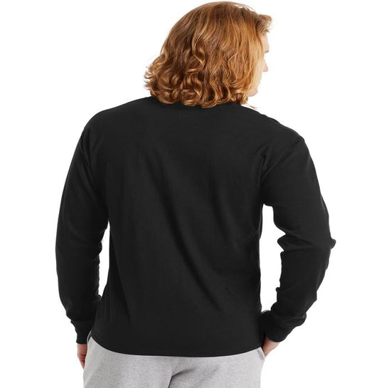 Champion Mens Classic Jersey Long-Sleeve Tee