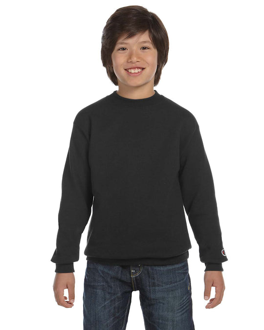 Champion Youth Double Dry Action Fleece Crew