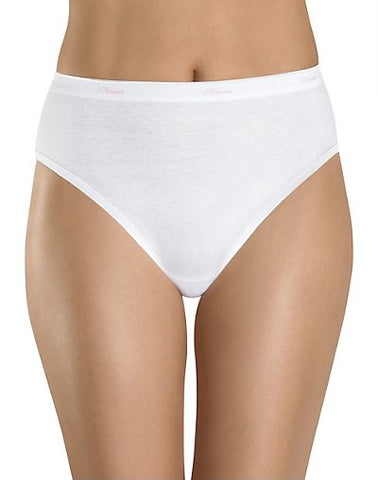 Hanes Women's Cotton Hi-Cuts 3-Pack