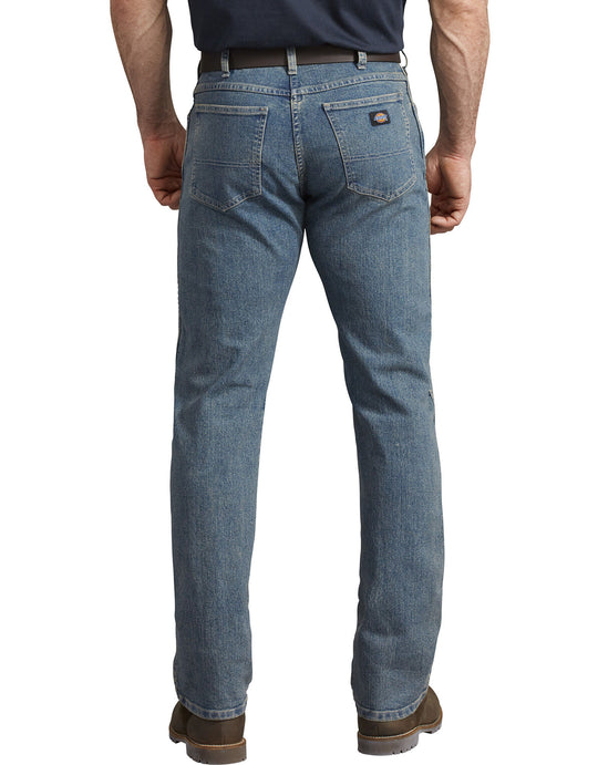 Dickies Mens FLEX Active Waist 5-Pocket Regular Fit Jeans