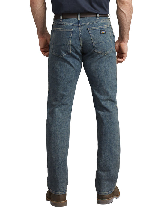 Dickies Mens FLEX Active Waist 5-Pocket Regular Fit Jeans