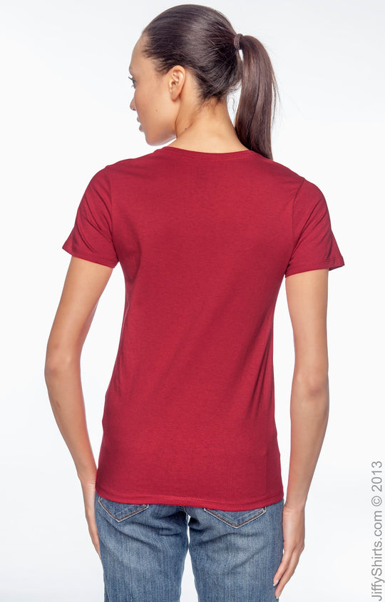 Hanes Relaxed Fit Women's ComfortSoft V-neck T-Shirt # 5780