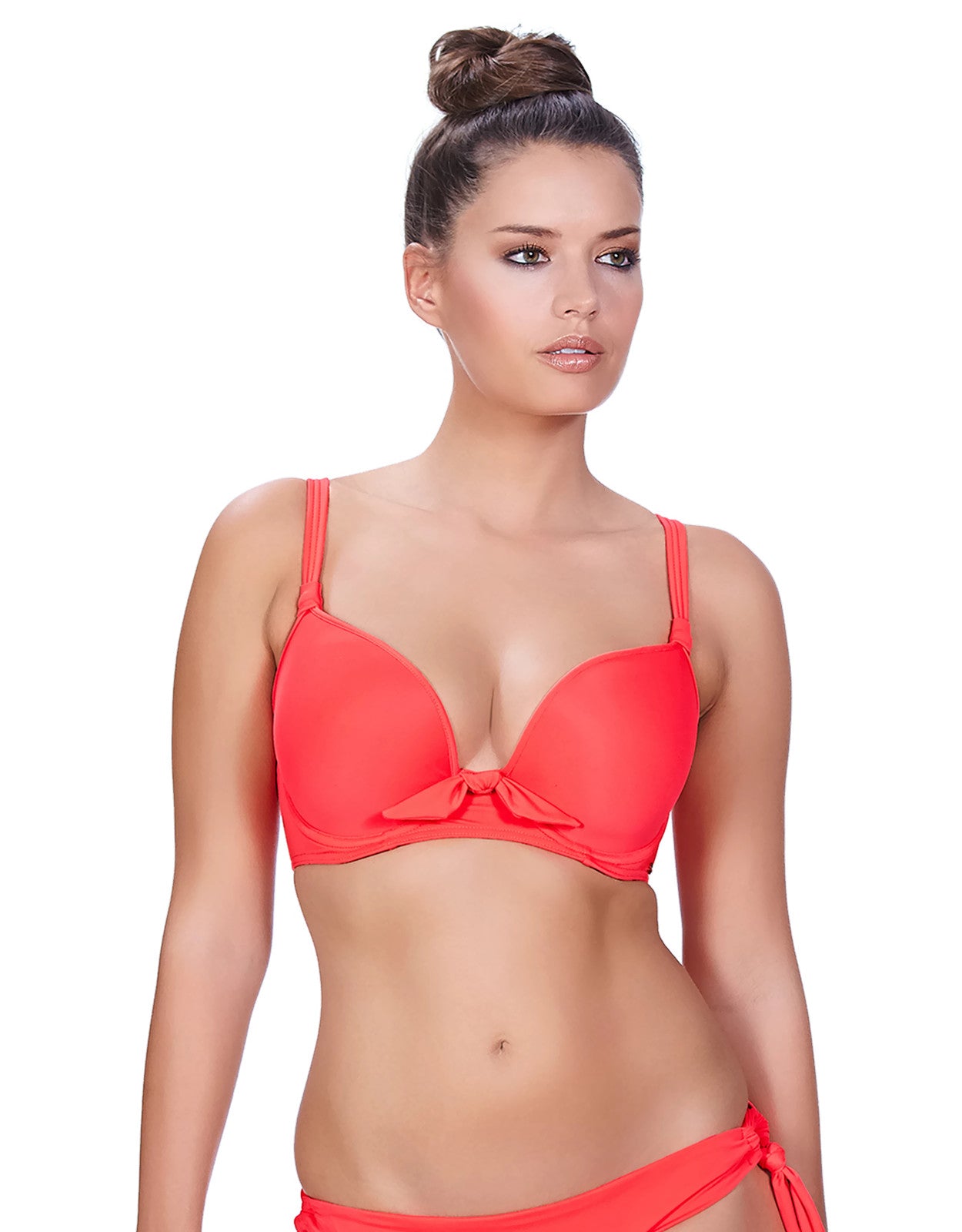 AS3284 - Freya Womens Deco Swim Underwired Moulded Bikini Top