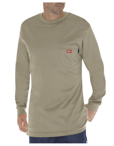 Dickies Mens Flame-Resistant Long Sleeve T-Shirt
