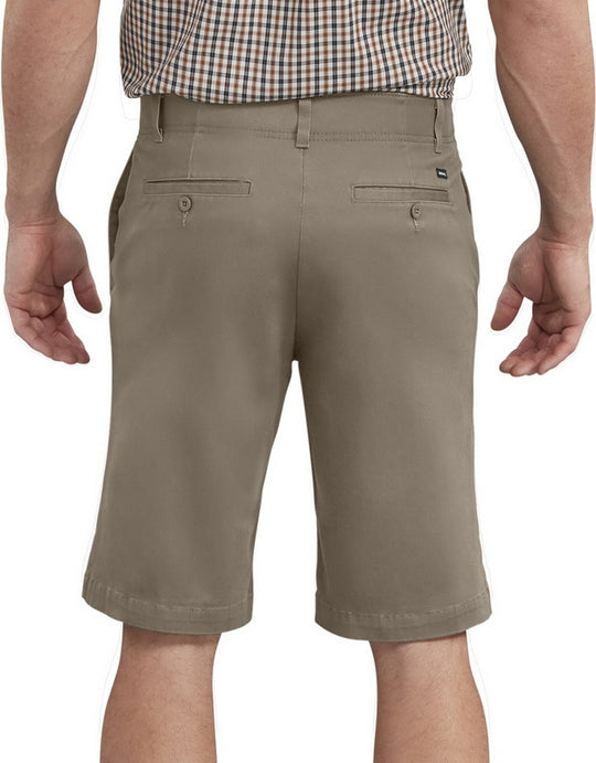 Dickies Mens X-Series 11" Active Waist Washed Chino Shorts