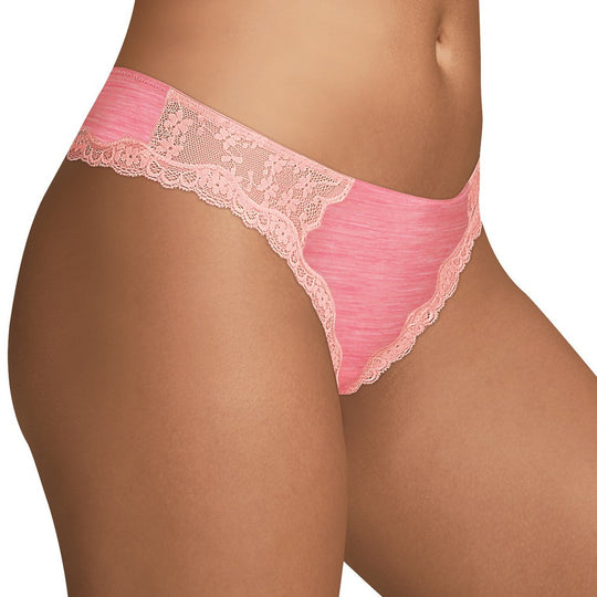 Maidenform Womens One Fab Fit Lace Thong