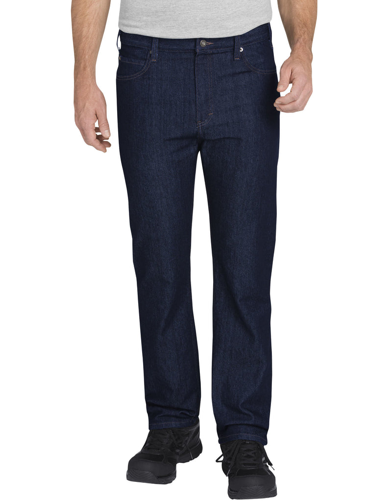 Dickies Mens FLEX Regular Fit Straight Leg 5-Pocket Tough Max Denim Jeans