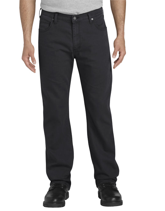 Dickies Mens FLEX Regular Fit Straight Leg Tough Max Duck 5-Pocket Pants