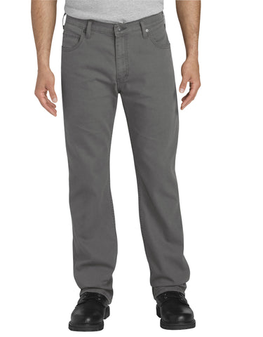 Dickies Mens FLEX Regular Fit Straight Leg Tough Max Duck 5-Pocket Pants