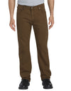 Dickies Mens FLEX Regular Fit Straight Leg Tough Max Duck 5-Pocket Pants