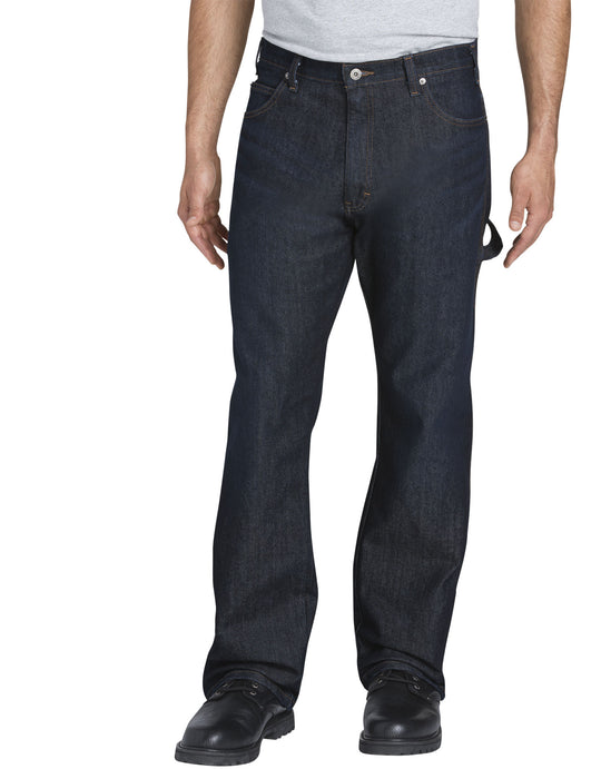 Dickies Mens FLEX Relaxed Fit Straight Leg 5-Pocket Carpenter Tough Max Denim Jeans