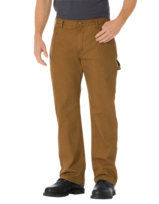 Dickies Mens Relaxed Fit Straight Leg Carpenter Duck Jeans