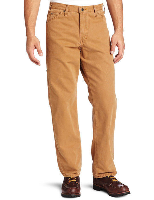 Dickies Men’s Relaxed Fit Sanded Duck Carpenter Jean