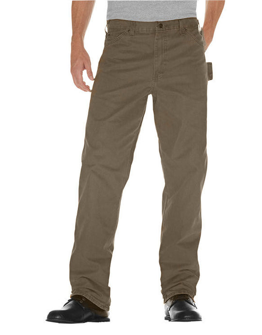 Dickies Men’s Relaxed Fit Sanded Duck Carpenter Jean