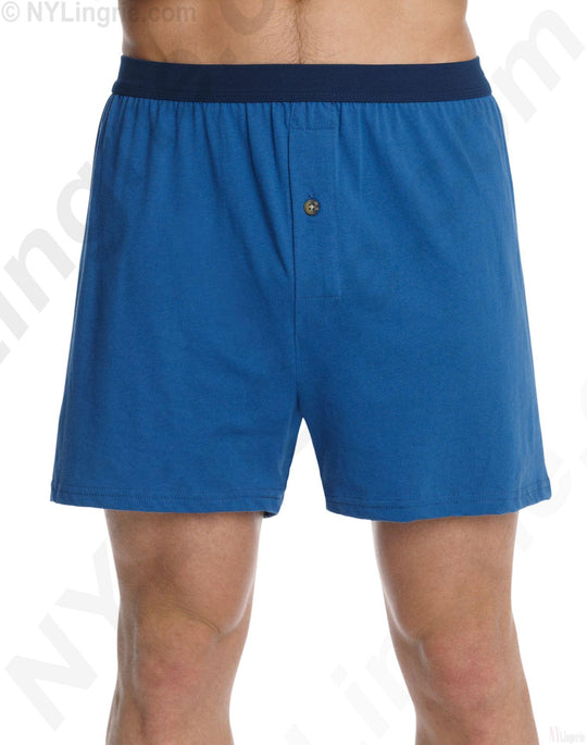 Hanes Men's TAGLESS Knit Boxers with ComfortSoft Waistband 5-Pack