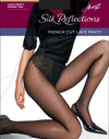 Hanes Silk Reflections French Cut Lace Panty Control Top Sandlefoot Pantyhose 1 Pair pack