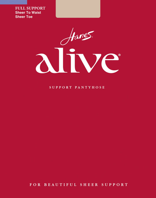 Hanes Alive Full Support Sheer to Waist Pantyhose