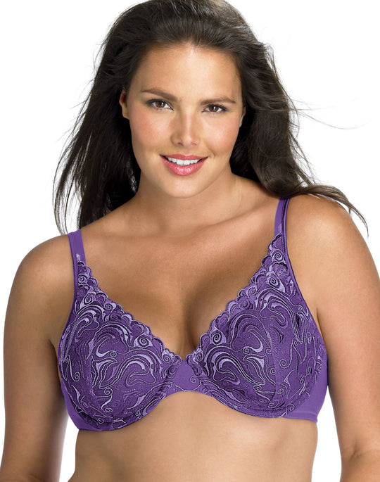 Playtex Secrets Side Smoothing Embroidered Undewire Bra