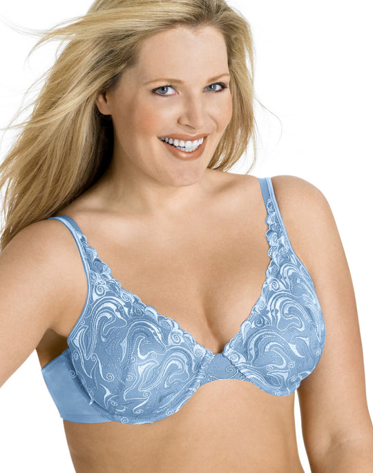 Playtex Secrets Side Smoothing Embroidered Undewire Bra