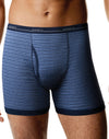 Hanes Men's Blues Boxer Briefs with Contrast Stitching and Comfort Flex® Waistband 4 Pack
