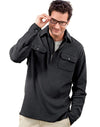 Hanes Signature Men's Brushed Jersey 1/4 Zip Pullover Jacket