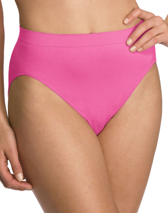Bali Comfort Revolution Microfiber Solid Hi-Cut Brief