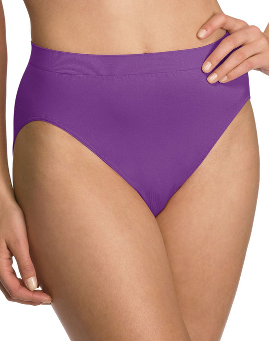 Bali Comfort Revolution Microfiber Solid Hi-Cut Brief