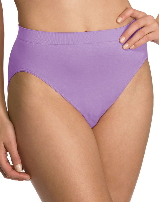 Bali Comfort Revolution Microfiber Solid Hi-Cut Brief