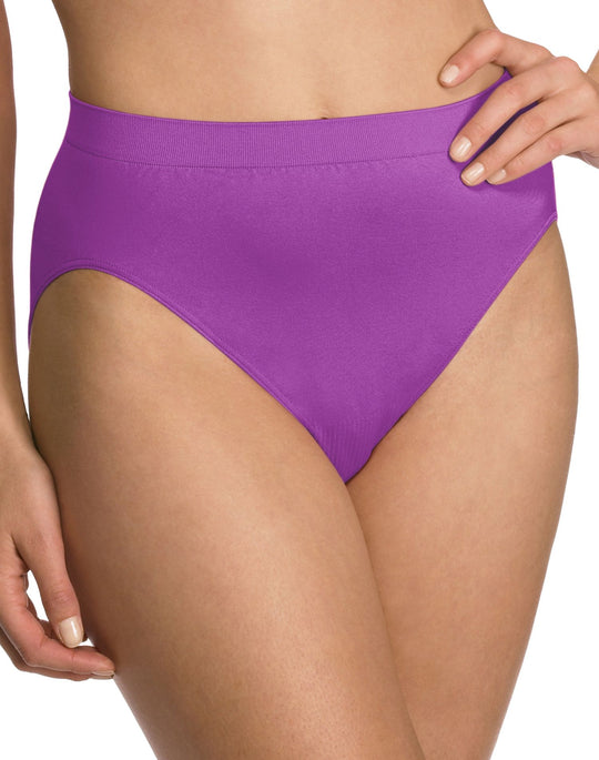 Bali Comfort Revolution Microfiber Solid Hi-Cut Brief