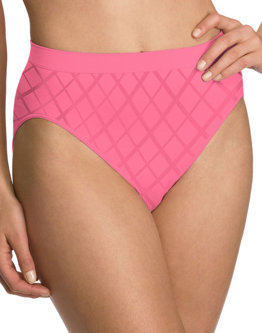 Bali Comfort Revolution Microfiber Solid Hi-Cut Brief