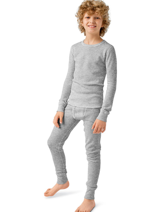 Hanes Boys' Thermal Underwear Set