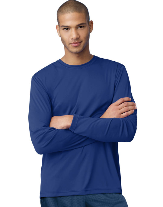 Hanes Men’s Cool Dri Long Sleeve Performance T-Shirt