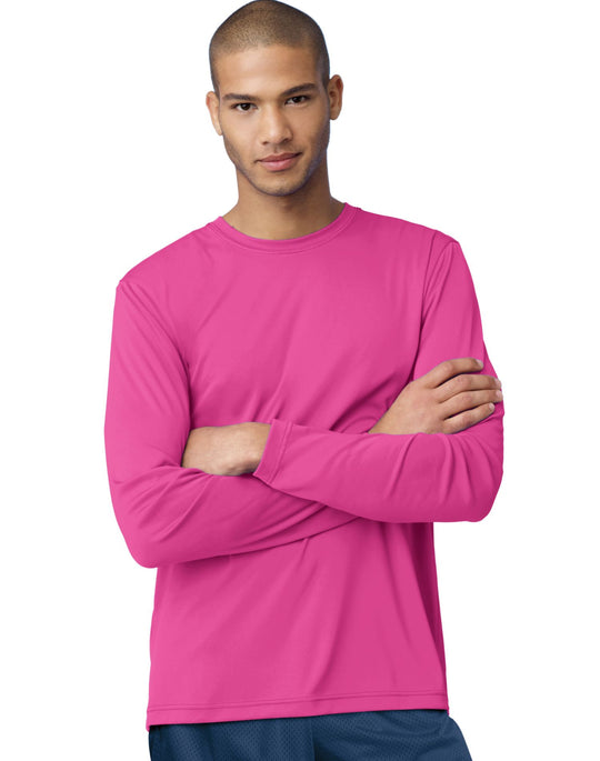 Hanes Men’s Cool Dri Long Sleeve Performance T-Shirt