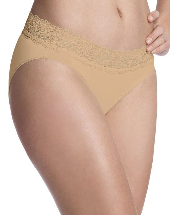 Bali One Smooth U No Lines, No Slip Bikini with Lace Waistband