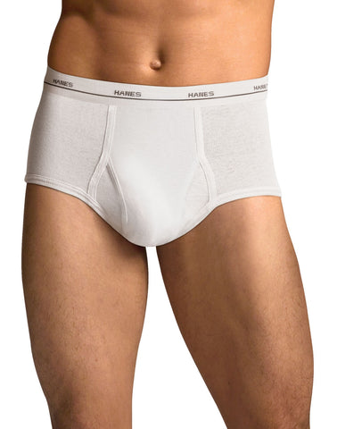 Hanes Men`s TAGLESS No Ride Up Briefs with Comfort Flex Waistband 3X-5X 5-Pack