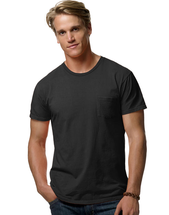 Hanes Men`s Nano-T Pocket T-Shirt
