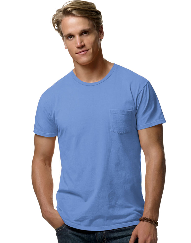Hanes Men`s Nano-T Pocket T-Shirt