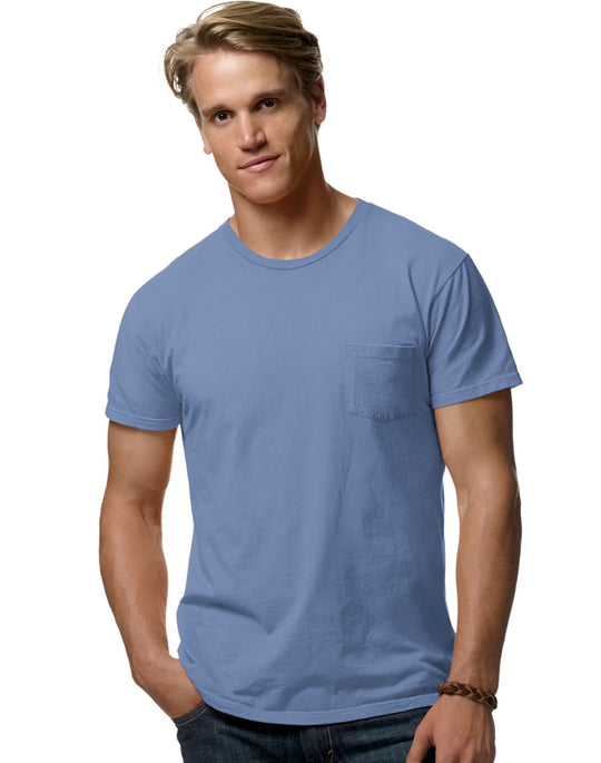 Hanes Men`s Nano-T Pocket T-Shirt