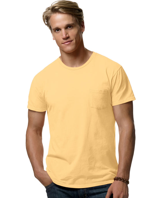 Hanes Men`s Nano-T Pocket T-Shirt