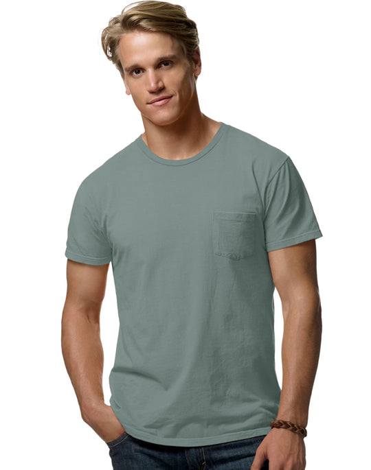 Hanes Men`s Nano-T Pocket T-Shirt