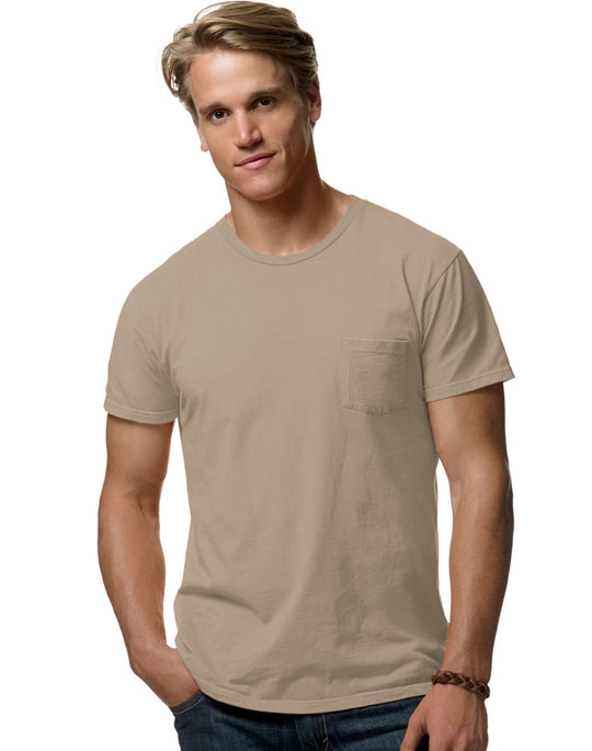 Hanes Men`s Nano-T Pocket T-Shirt