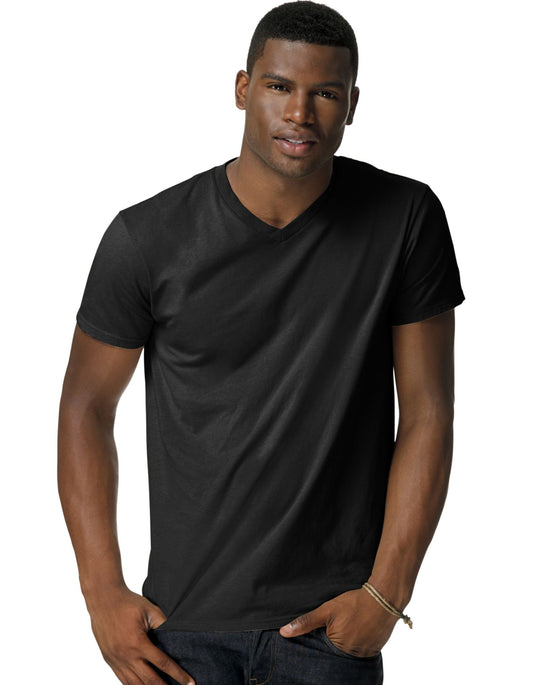 Hanes Men`s Nano-T V-Neck T-Shirt
