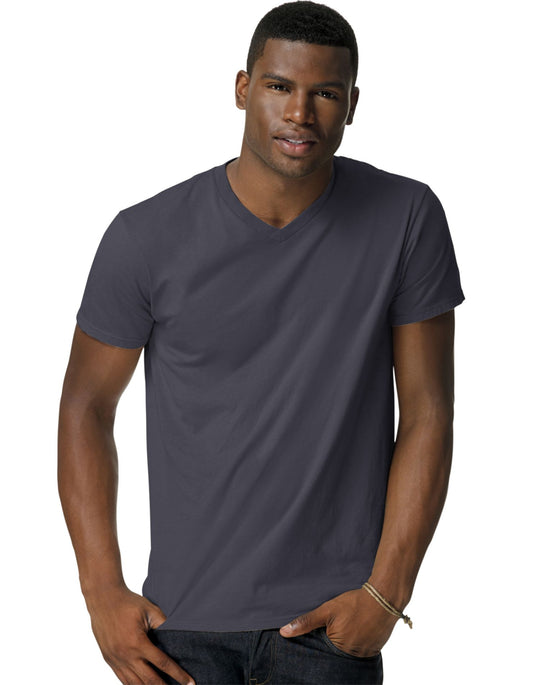 Hanes Men`s Nano-T V-Neck T-Shirt