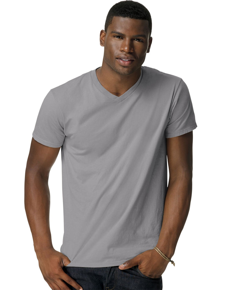 Hanes Men`s Nano-T V-Neck T-Shirt