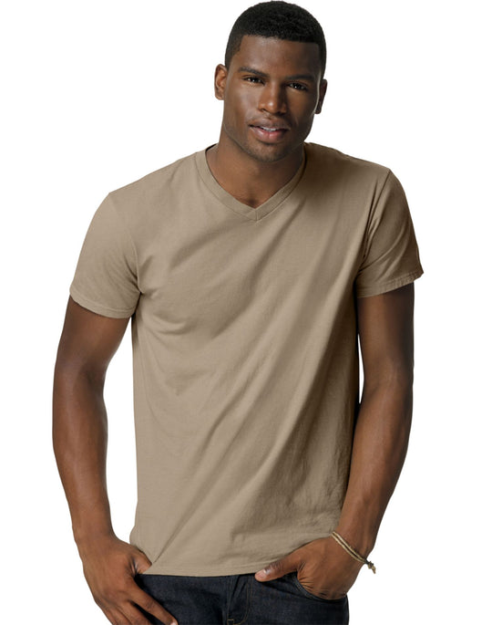 Hanes Men`s Nano-T V-Neck T-Shirt