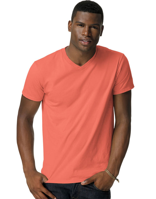 Hanes Men`s Nano-T V-Neck T-Shirt