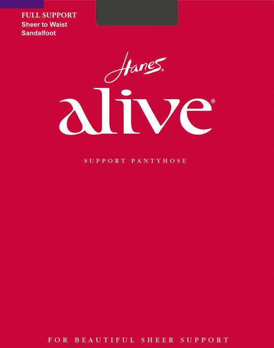 Hanes Alive Full Support Sheer to Waist Pantyhose