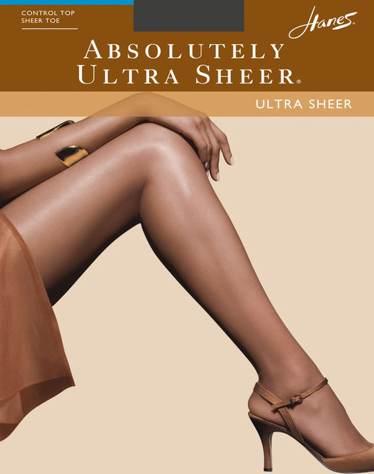 Hanes Absolutely Ultra Sheer Control Top Sandalfoot Pantyhose 1 Pair