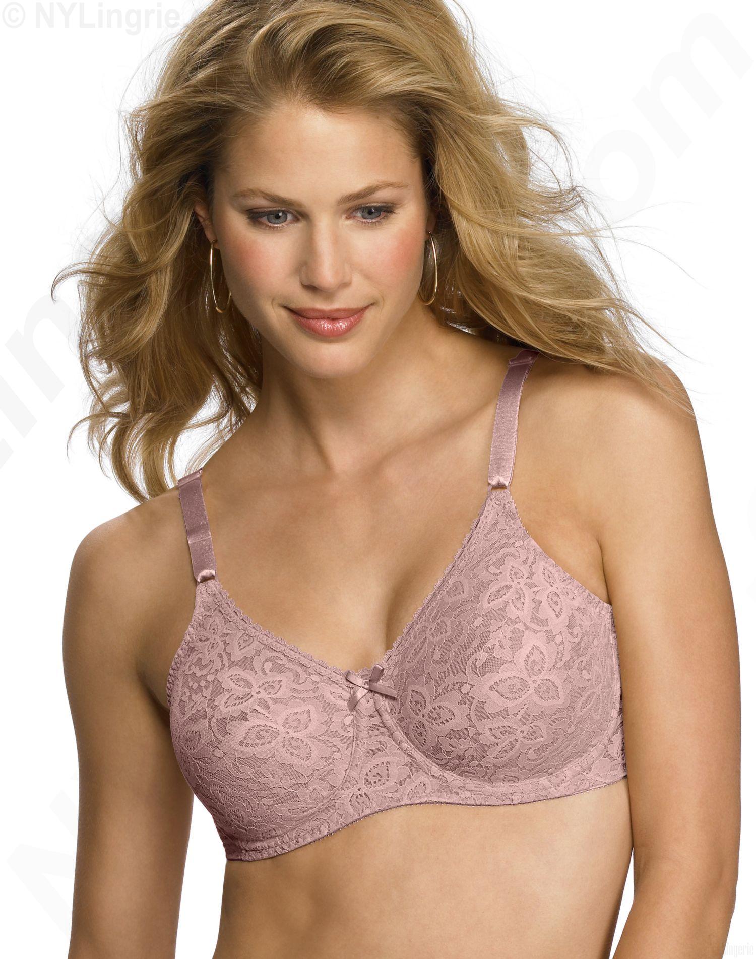 Bali Women's Lace 'n Smooth Seamless Bra - 3432 40d Nude : Target